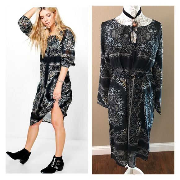 ASOS Dresses & Skirts - Bohemian midi chiffon dress
